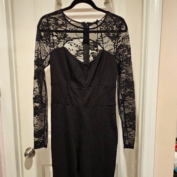Guess black lace jumpsuit - Picture 2 of 5